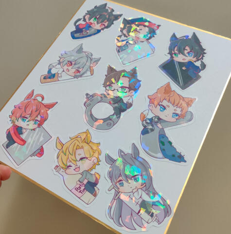 Hypnosis Mic Holo Stickers